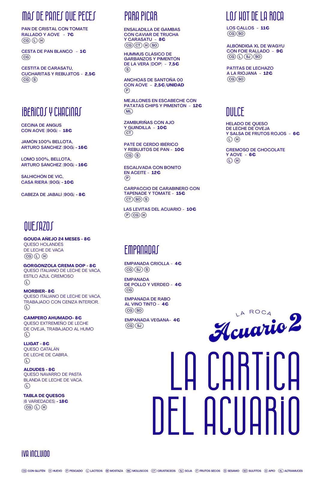 acuario carta